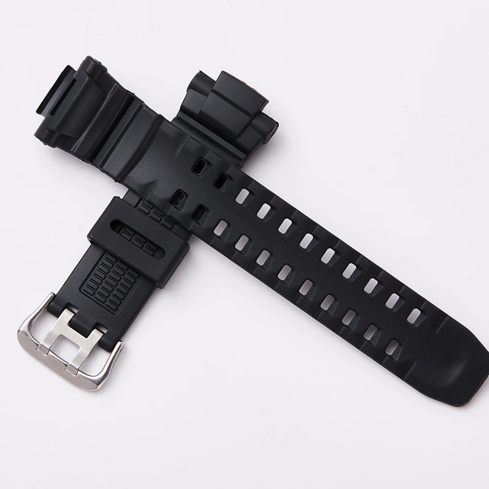 Черные часы группа для Casio G SHOCK GW 3000B 3500B 2500B 2000 1500B силиконовый ремешок серебряный