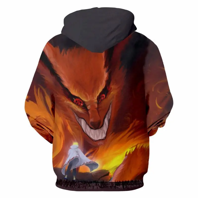 Наруто Хатаке Какаши Косплей костюмы 3D печать толстовки красный капюшон молния