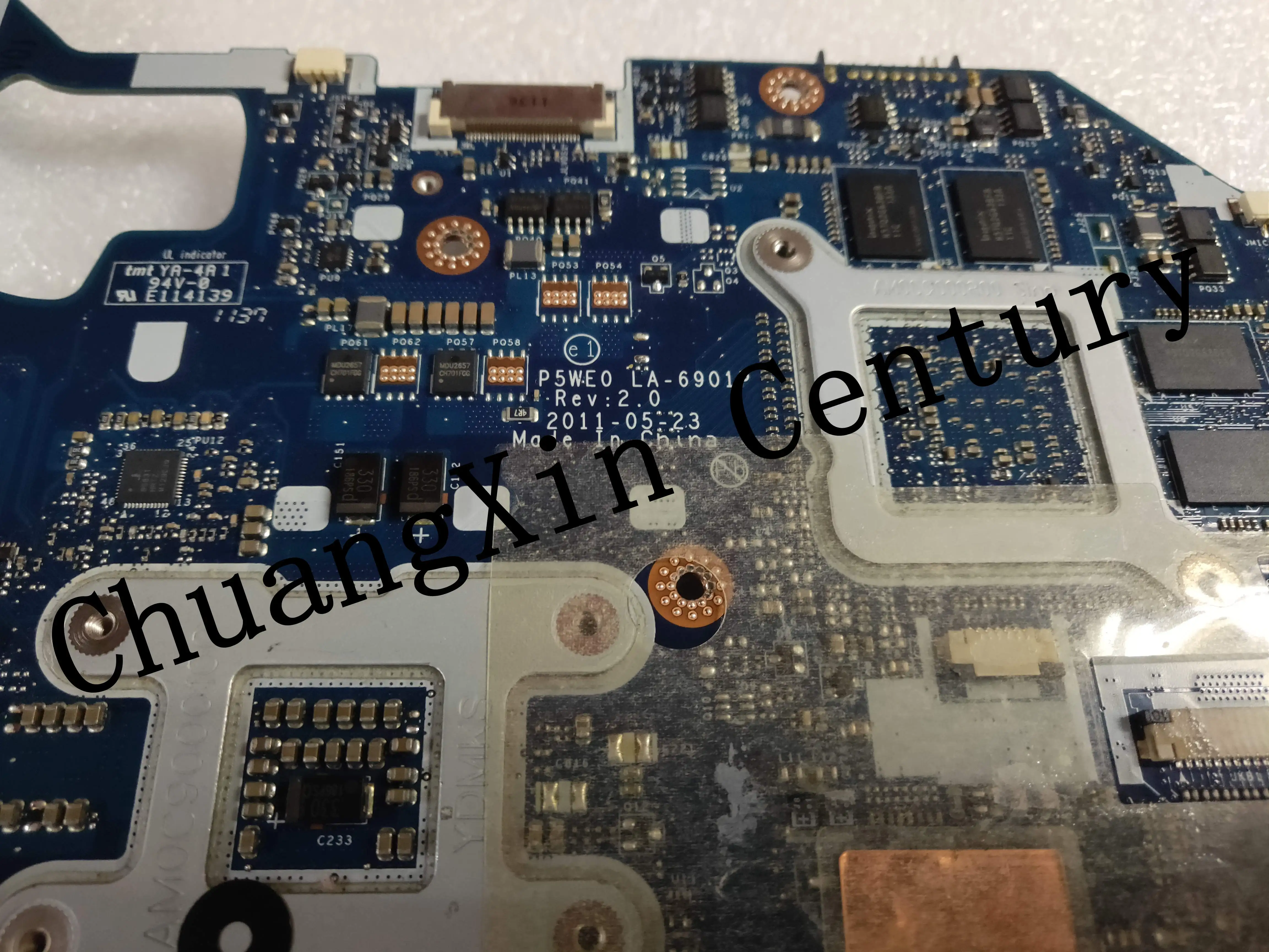 Для Acer P5WE0 LA-6901P материнская плата 5750 5750G 5755 5755G для ноутбука HM65 GT540M 100% оригинальный