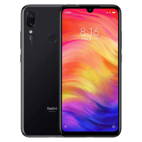 Black Глобальный Встроенная память Xiaomi Redmi Note 7 6 ГБ 64 Гб телефон Snapdragon 660 Octa Core 4000 мАч 6,3 в форме капли с Экран 48+ 13 Мп смартфон - Цвет: Black