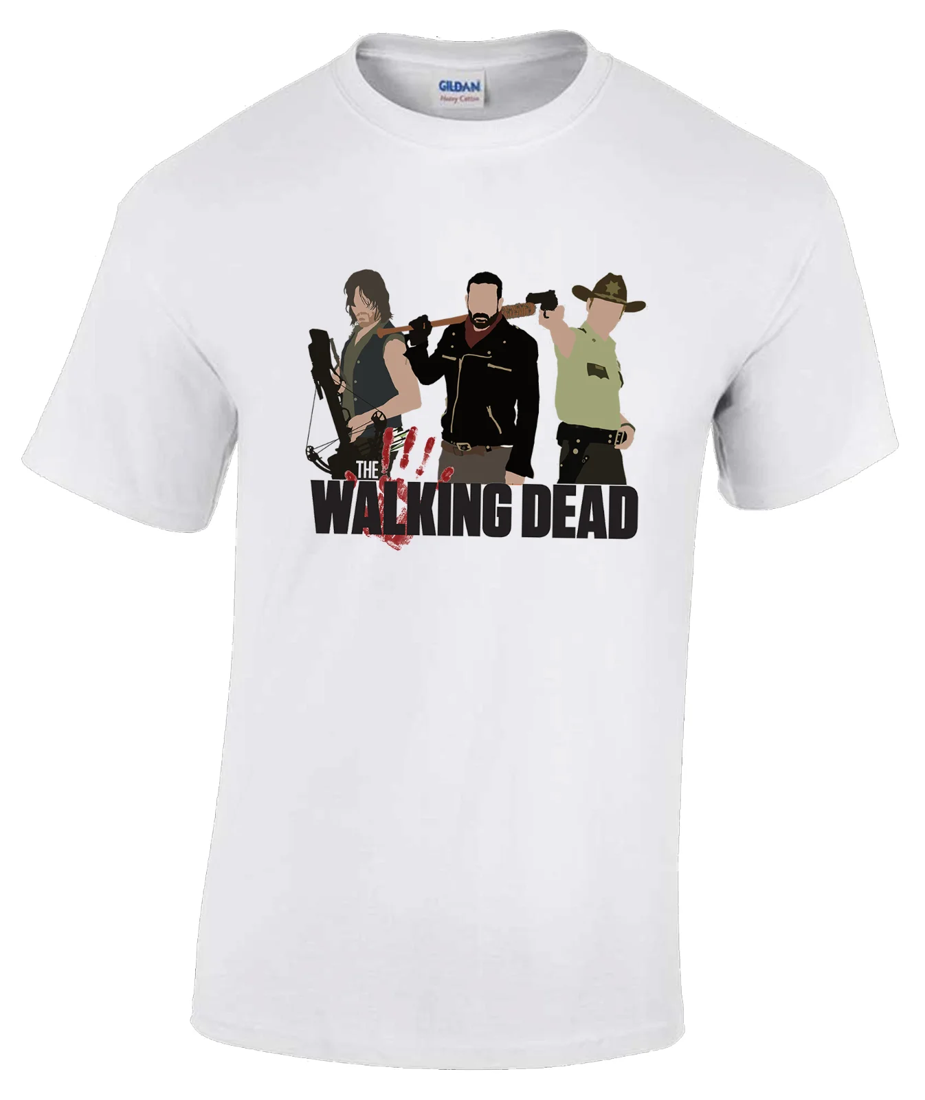 The Walking Dead Negan Люсиль Дэрил мужские детская футболка TWD01T Прохладный Повседневное