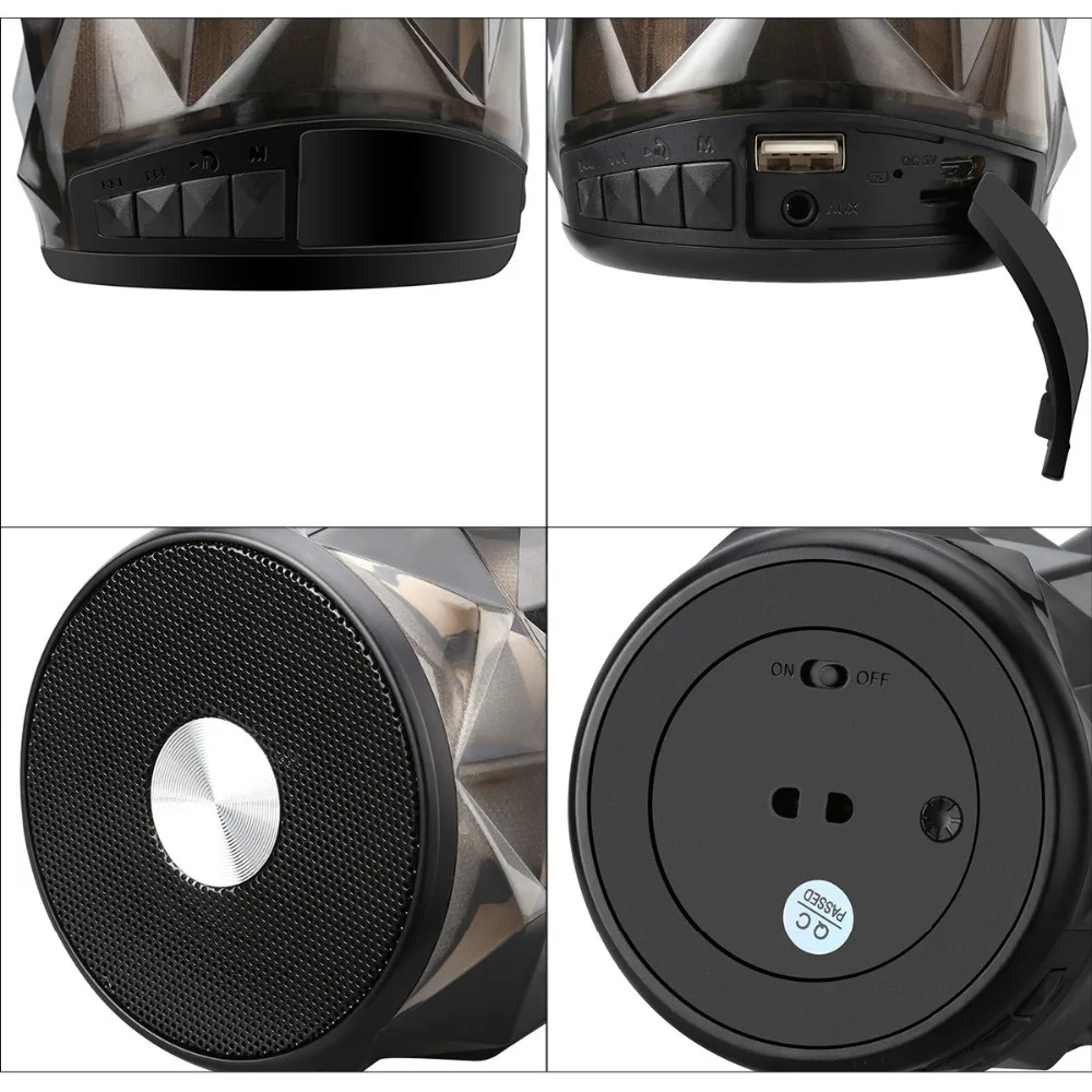 AMTERBEST T-2323A мини Беспроводной Динамик Bluetooth портативный стерео с микрофоном и