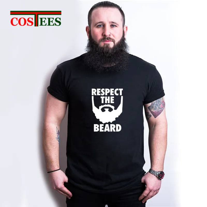 Мужская футболка с забавным респектом и бородой Fear the beard harden в стиле хип хоп James
