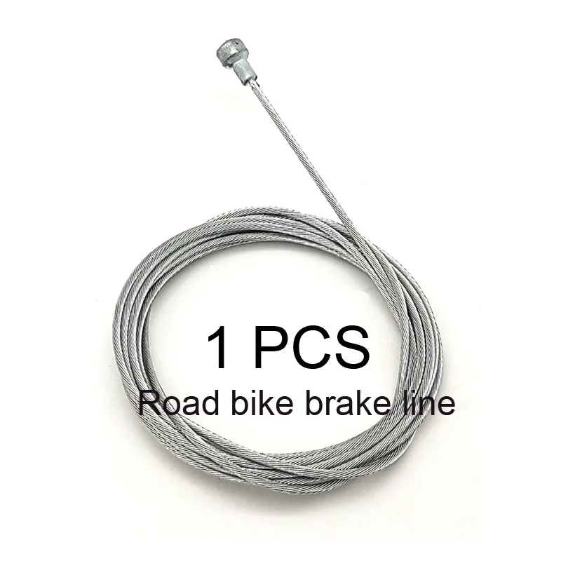 brake line 1pcs 1 шт. 5 шт. MTB велосипед шоссейный велосипед bmx велосипедная Тормозная Линия велосипедная скоростная линия фиксированная передача переключения передач тормозной кабель наборы сердцевина, Внутренний провод - Цвет: brake line 1pcs