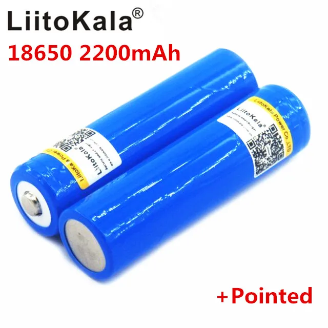 Новый литий-полимерный аккумулятор LiitoKala 18650 с емкостью 3 7 в 2200 мАч перезаряжаемый