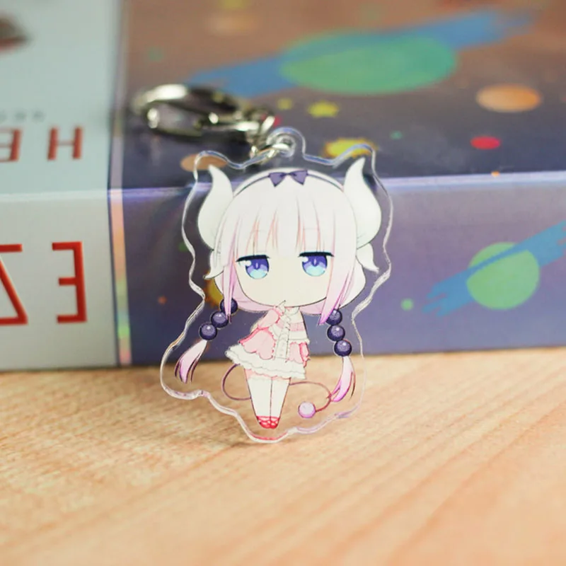 Японский аниме Miss Kobayashi's Dragon Maid Kanna Kamui брелок Подвески Tohru акриловый подарок