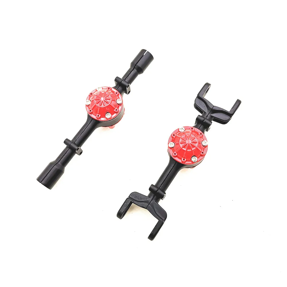 1set Metal Front and Rear Axle Housing For WPL B1 B14 B16 B24 B36 C24 C14 Universal Military Truck RC Car Spare Upgrade Parts