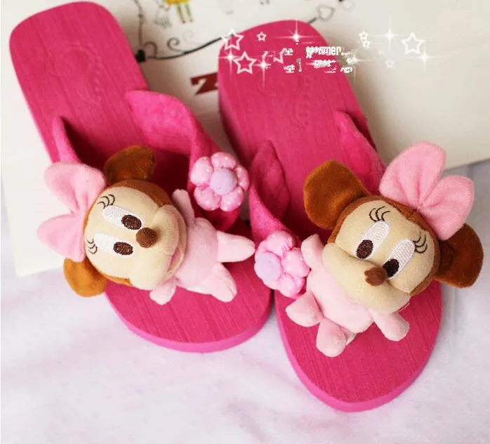 HAHAFLOWER/японская Милая обувь для девочек сезон лето Вьетнамки пляжная тапочки на