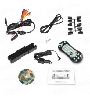 10.1 &quotСенсорный Экран Подголовник Автомобиля Монитор DVD 1024*600 Игры/USB/SD/CD/Mp3