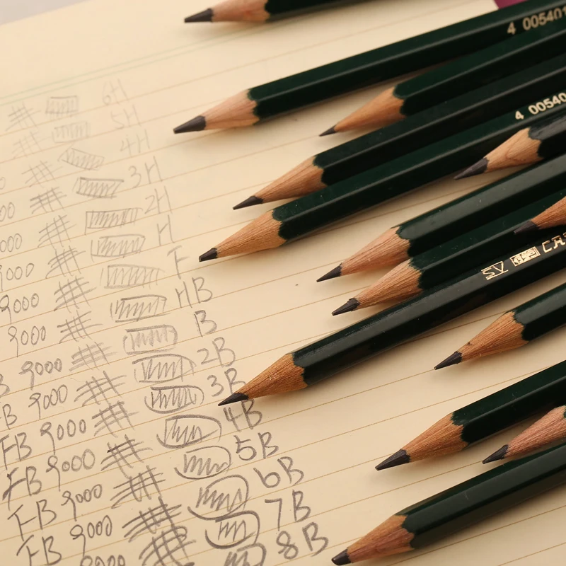 

[Faber-Castell] карандаш для скетчей серии 9000, карандаш для деревянных карандашей, немецкие премиум-карандаши для рисования, 16 шт.