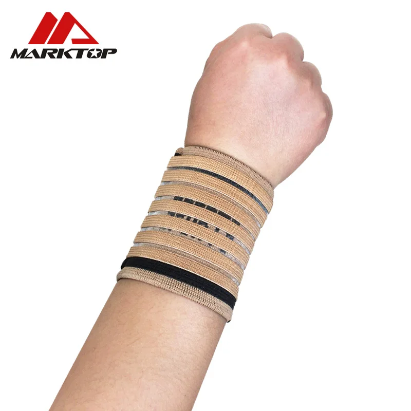 

Sports Safety Elastic Wristband Support Wrist Wraps Bandages Brace for Gym Fitness Weightlifting Powerlifting Basketball Tennis
