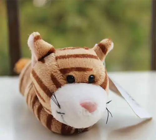 Striped cat Fridge Magnet Plush toys Baby doll Refrigerator Stick catton Stuffed animals CA035 | Дом и сад