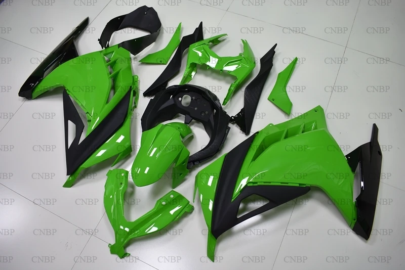 Для Kawasaki Zx300r 2013 полный набор тела EX 300 Ninja 2015 зеленый черный для боди|Полные