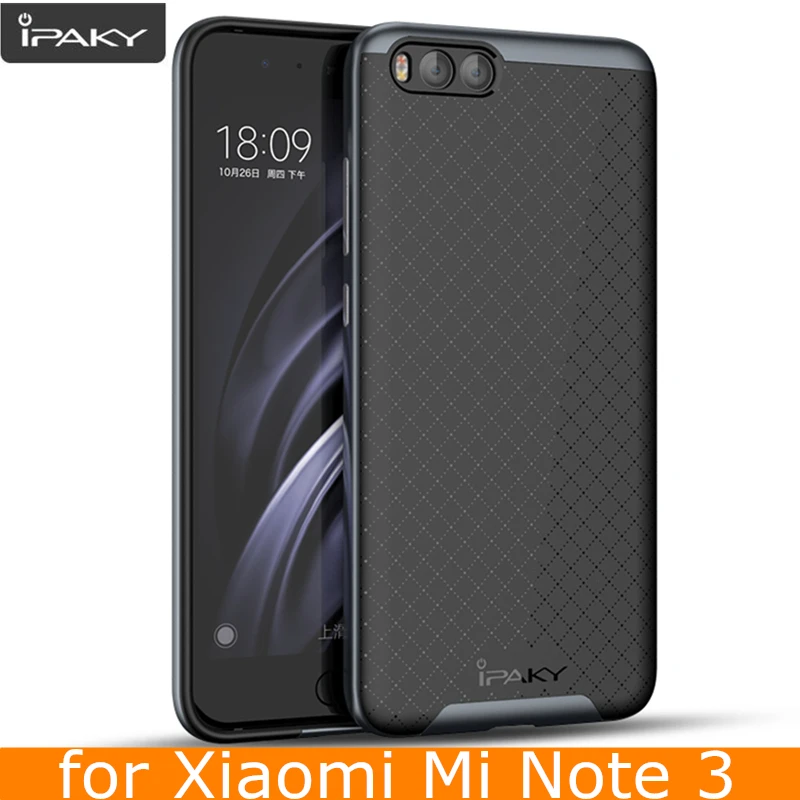 Оригинальный чехол для Xiaomi Mi Note 3 iPaky брендовый силиконовый гибридный защитный из