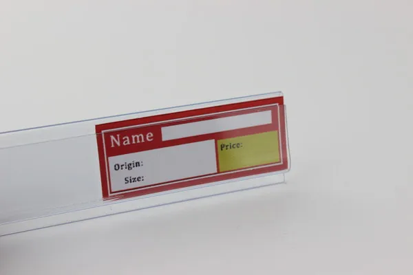 3 см ширина 20 полоса для передачи данных Пластиковая полка знак клипса край