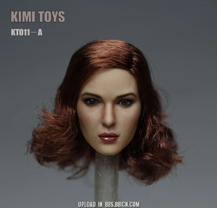 KIMI TOYS KT011 1/6 Европейская красавица Девушка голова лепить для 12 дюймов фигурку