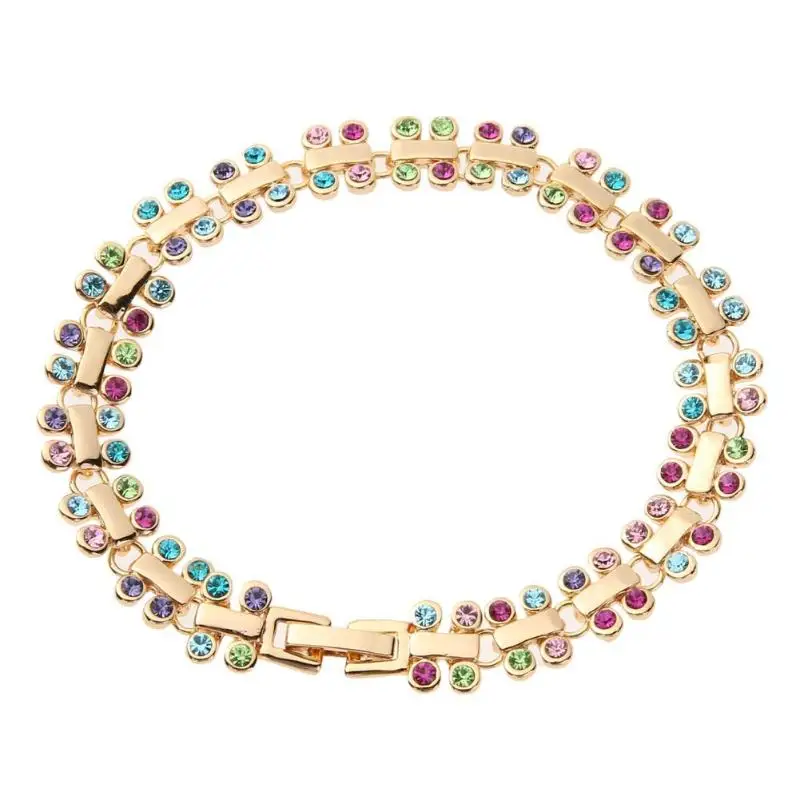 Красочные модные богемные хрустальные браслеты с подвесками для женщин Подарки