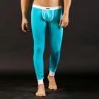 Кальсоны мужские из модала, тонкие теплые леггинсы с эластичной резинкой, пикантное нижнее белье, длинные штаны