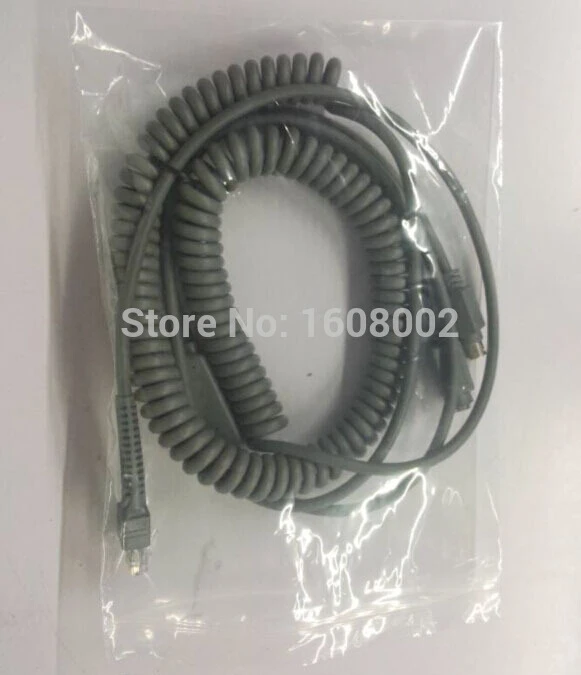 20 футов сканер штрих-кода с символом LS2208 PS/2 KB спиральный кабель Новинка |