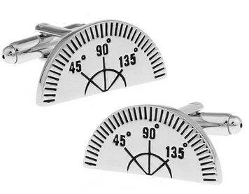 Протрактор iGame запонки качественный латунный материал подарок для учителя