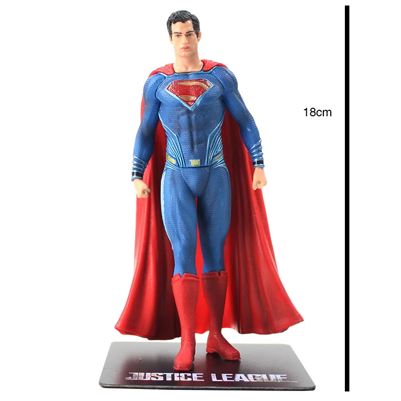 superman opp bag 18 см Лига Справедливости 1/10 масштаб предварительно окрашенная фигурка флэш Бэтмен Супермен Чудо женщина ARTFX+ Статуя супер герой ПВХ Модель игрушки - Цвет: superman opp bag
