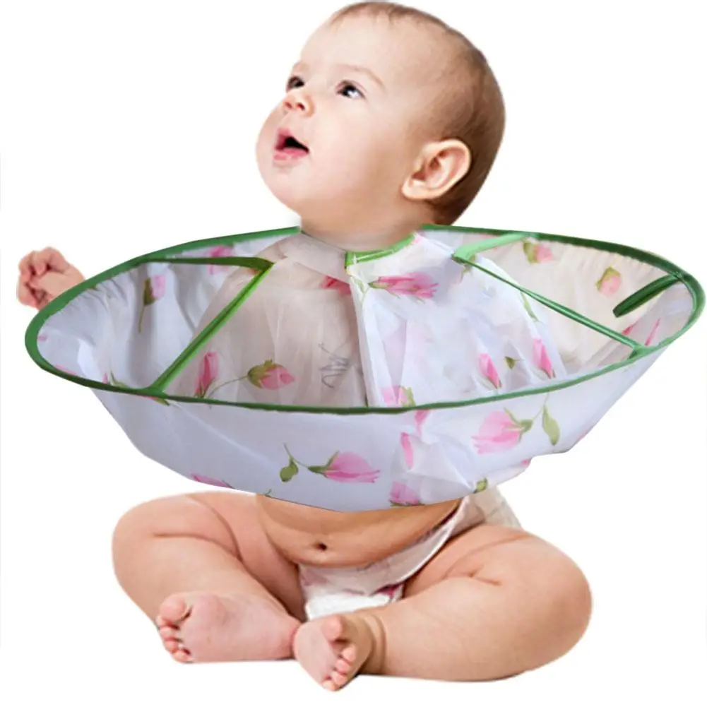 Детский передник для стрижки дети Младенцы волос накидка цветок платье салон