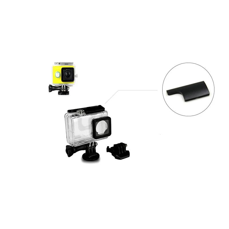 CNC алюминиевый водонепроницаемый чехол с зажимом на заднюю дверь для Gopro hero 6 5 4 3 3+ аксессуары для спортивной камеры Xiaomi