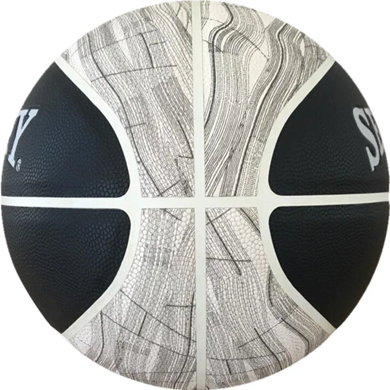 Actearlier Special Stripe Design Basketball Ball Top Quality Men Outdoor Indoor Training With Free Net bag +Needle |