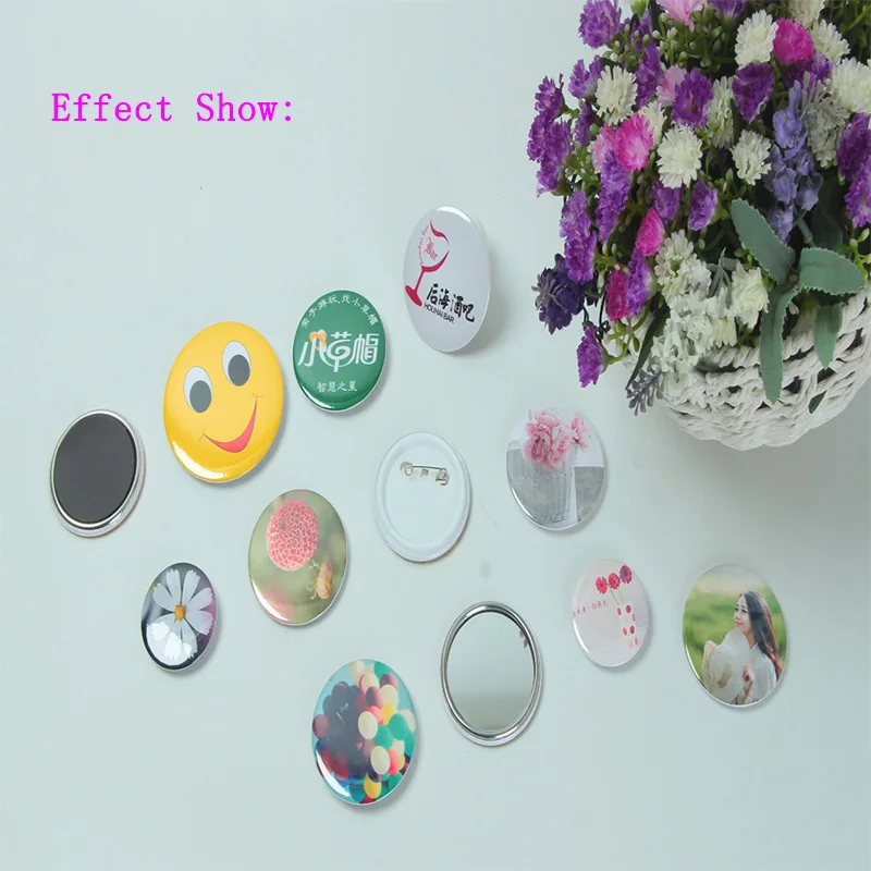 Жесть значок машины Кнопка pin maker кнопка делая машинное оборудование 58 мм жетон