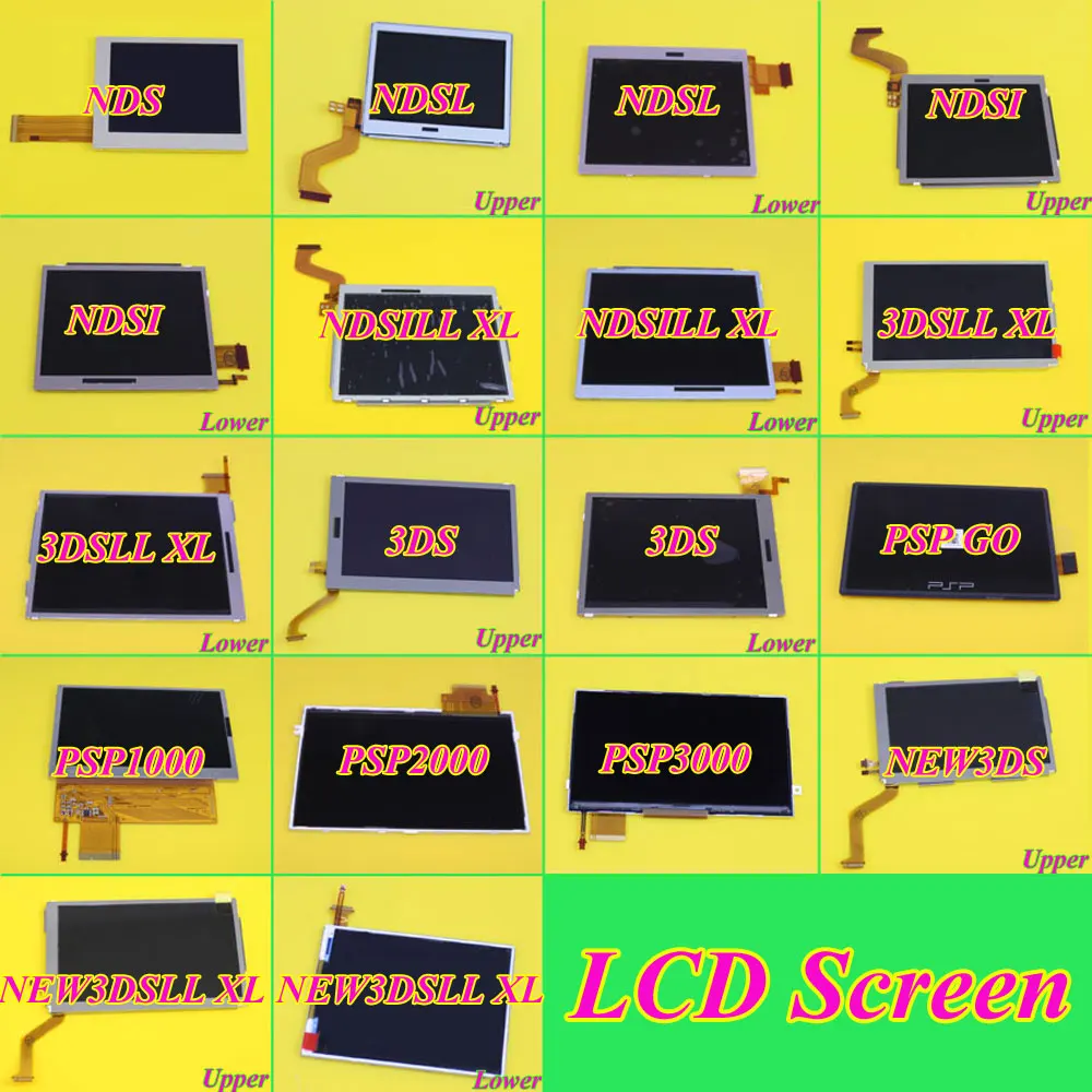 ЖК дисплей для NDSL экрана PSP 1000 2000 3000 NDSi XL LL|pantalla lcd|pantalla 3dspantalla psp |