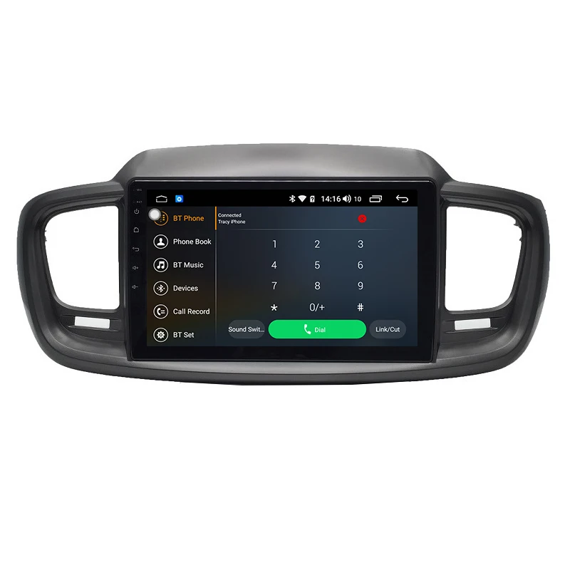 Sorento RHD Android 9,0 8-core, 4 Гб+ 64G машинный аудио 4G сим 1 din BT gps Радио android для KIA Sorento