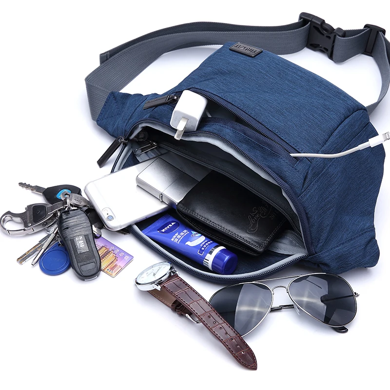 Оптовая продажа модная поясная сумка новая для мужчин кошелек телефона на пояс