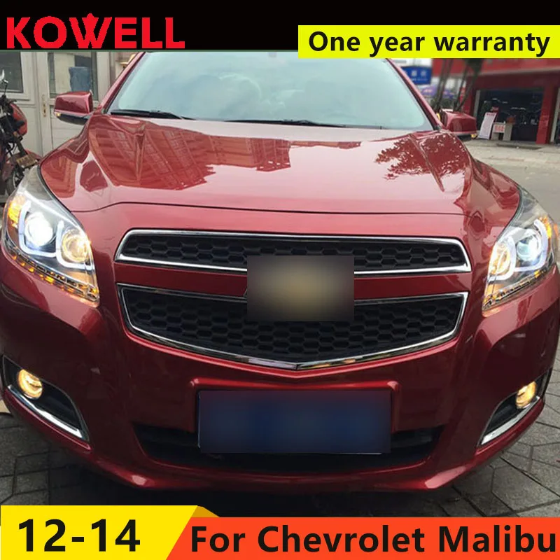 

KOWELL Car Styling For Malibu Headlights 2012-2014 Malibu LED Headlight DRL Daytime Running Light Bi-Xenon HID Accessories