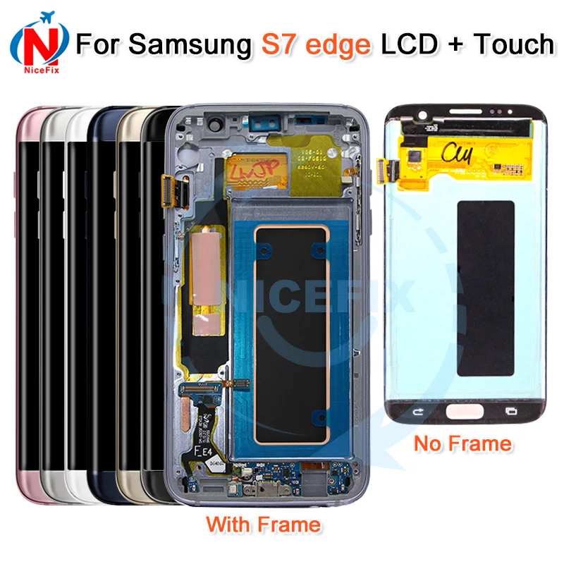 For SAMSUNG GALAXY S7 Edge G935 G935F LCD Display Touch Screen Digitizer with Frame Samsung lcd | Мобильные телефоны и