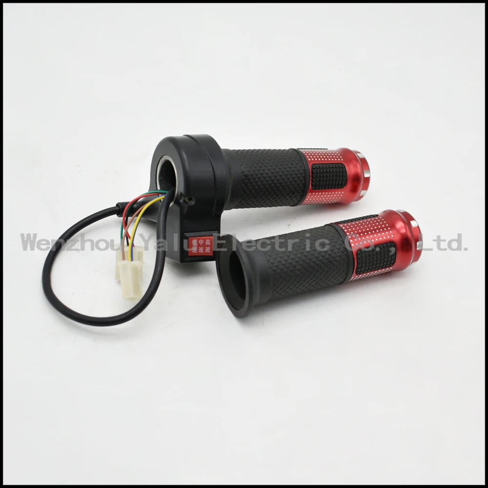22mm electric bicycle speed control color aluminum alloy turn high low and three acceleration throttle handle | Спорт и развлечения