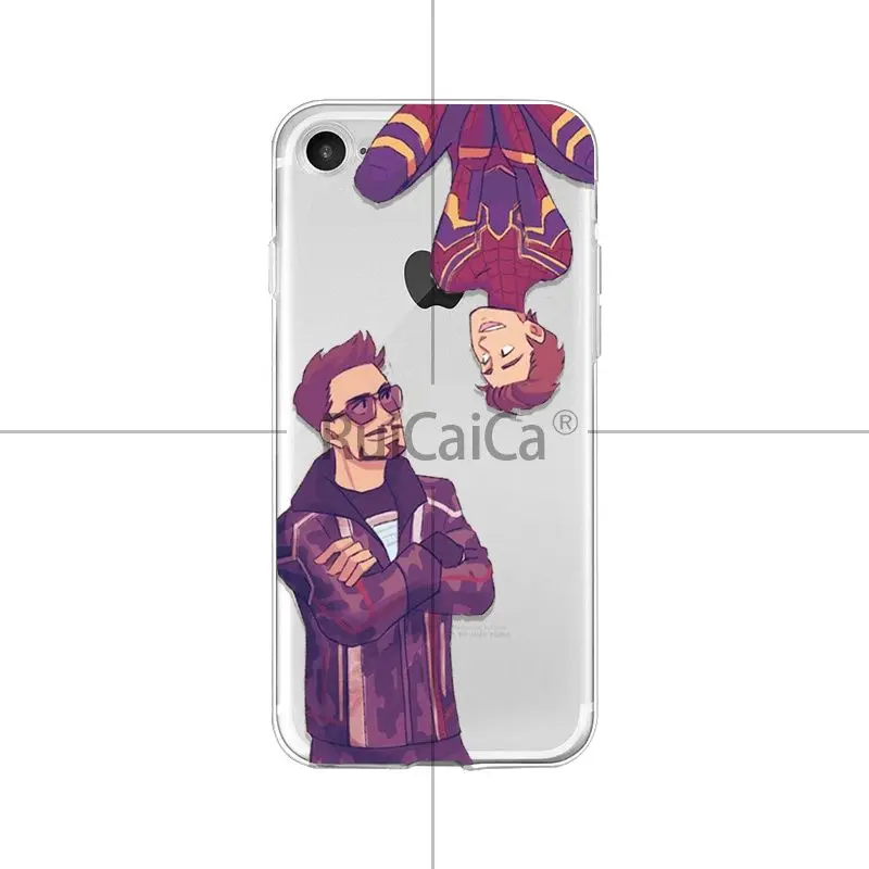 Ruicaica Iron Man Marvel Avengers Newly Arrived Transparent Cell Phone Case for iPhone 5 5Sx 6 7 7plus 8 8Plus X XS MAX XR | Мобильные