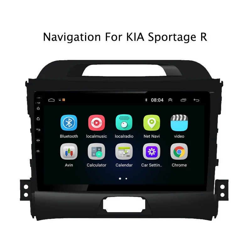 9 &quot2.5D ips Android 8 1 автомобильный DVD gps плеер для Kia Sportage R 2010 2016 радиоприемник стерео