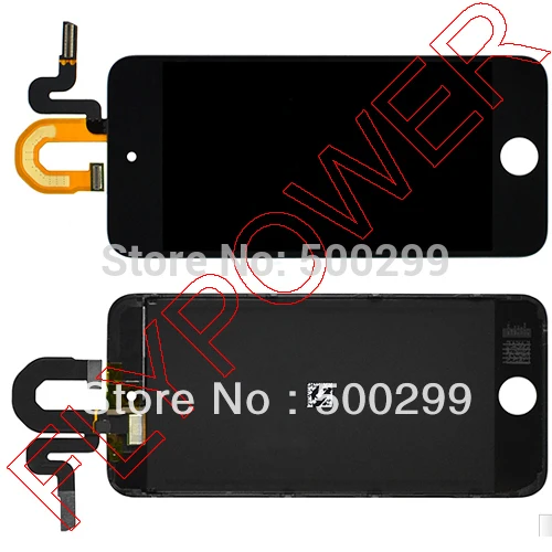100% новый черный ЖК-дисплей экран с сенсорный для IPod Touch 5 по Бесплатная доставка DHL