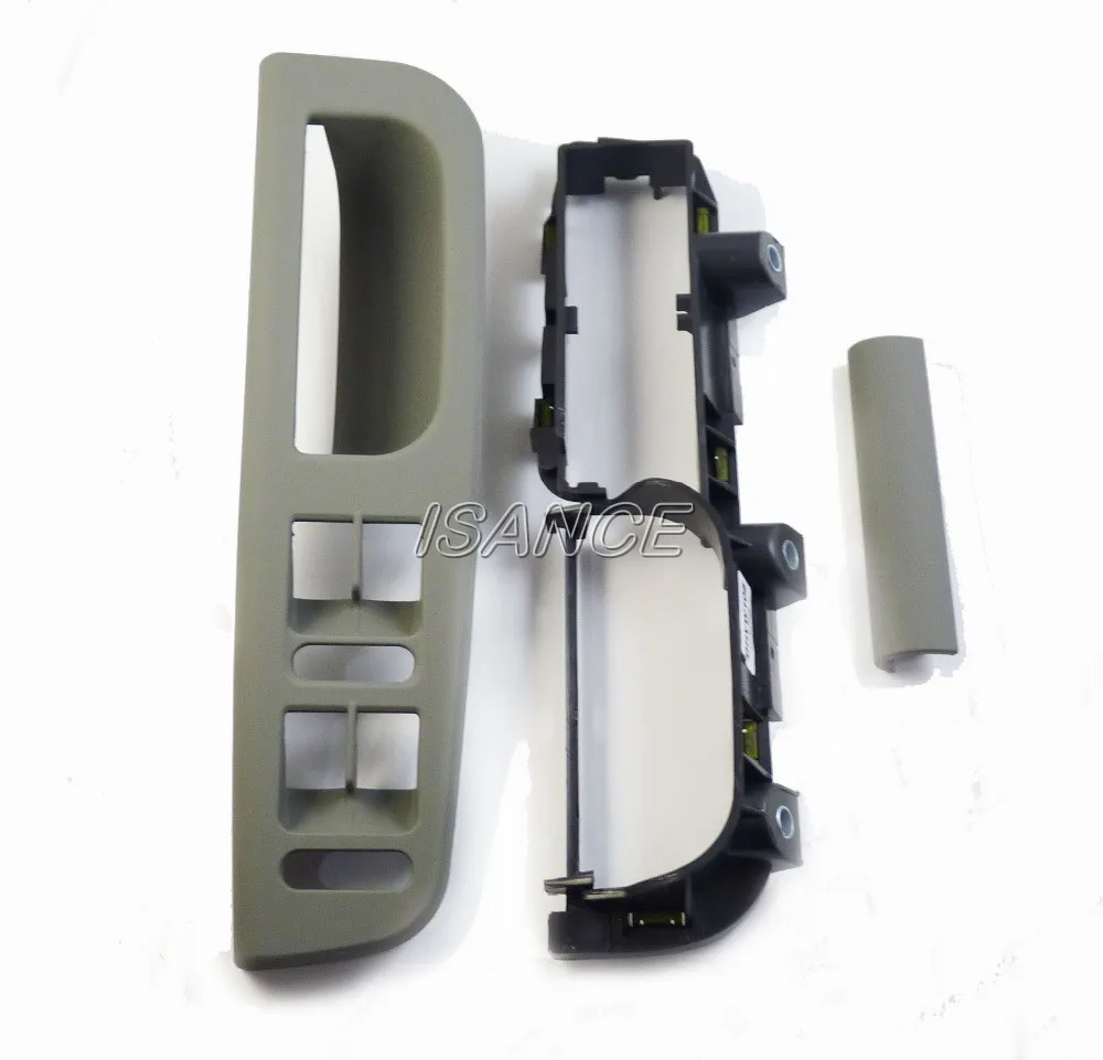 ISANCE Gray Master Window Switch Panel Trim Bezel &amp Braket Handle LHD Front Left For VW Golf Jetta Bora MK4 Passat B5 | Автомобили и