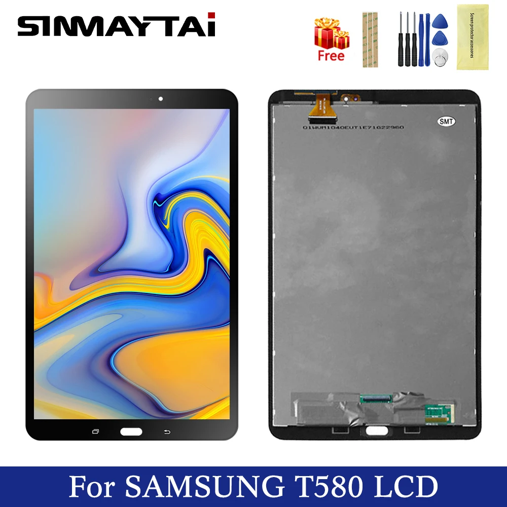 

LCD Replacement for Samsung GalaxyTab A 10.1 T580 SM-T580 LCD Display Touch Screen digitizer Assembly Matrix Panel Tablet lcd