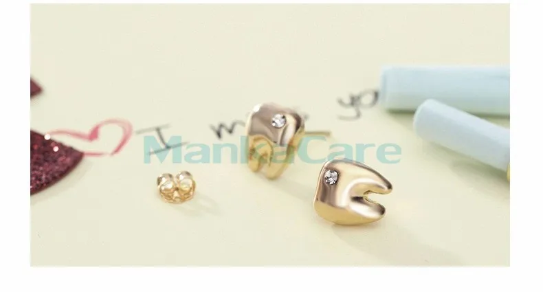 1 пара сережек, милый стоматологический подарок, тип зуба, креативный прекрасный клиник, женский подарок, тип зубов, для женщин, стоматолога, вечерние, подарок, акция