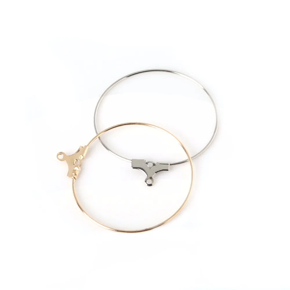 Женские серьги с золотым/родиевым покрытием 10 шт. 30/40 мм|brass bezel|charm cheapbrass guitar |