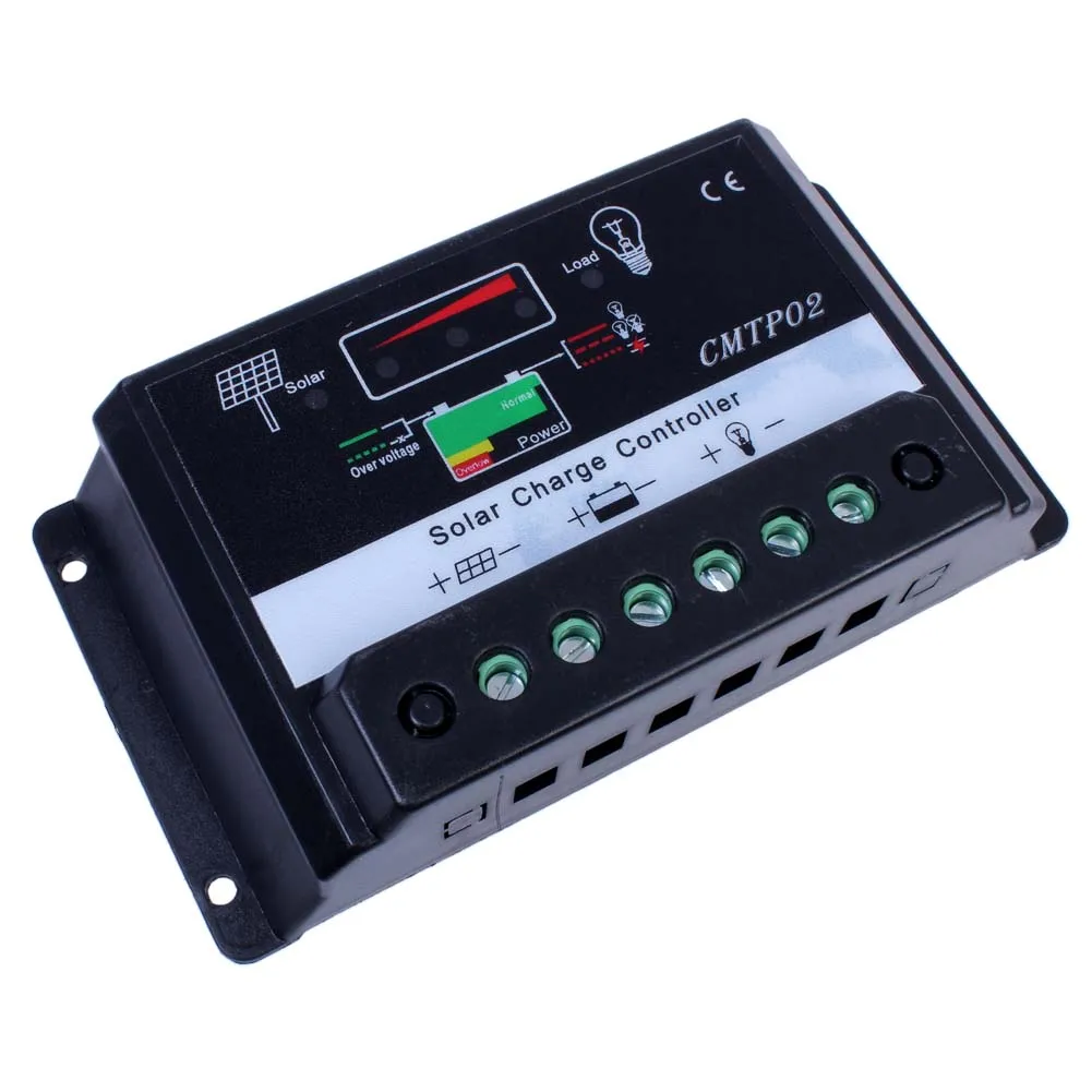 30A ШИМ Солнечная панель регулятор заряда батареи 12 V/24 V автоматический