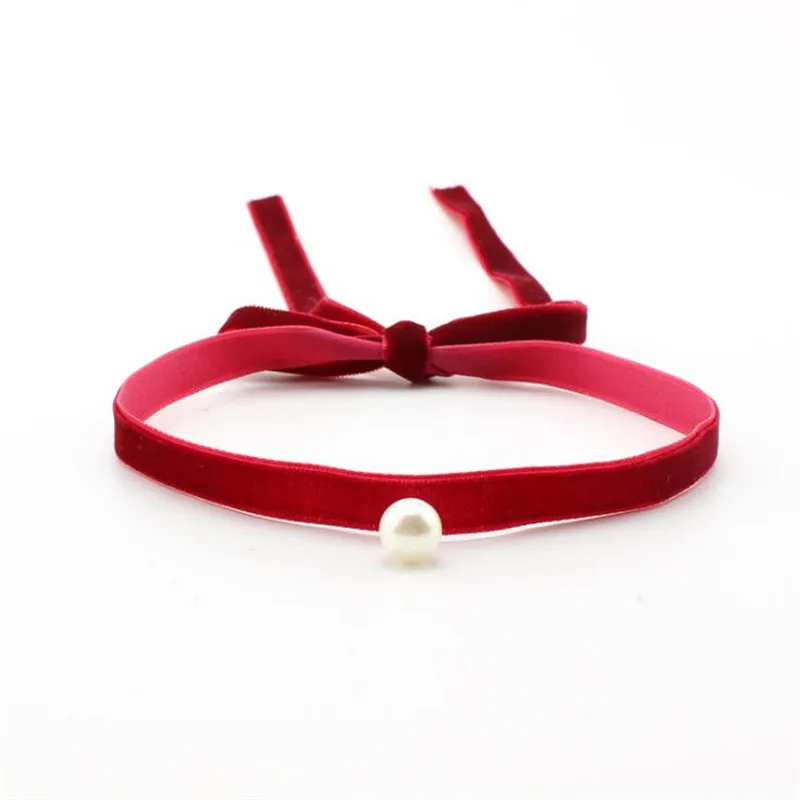 Шикарное многоцветное длинное бархатное ожерелье-чокер s для женщин модное колье