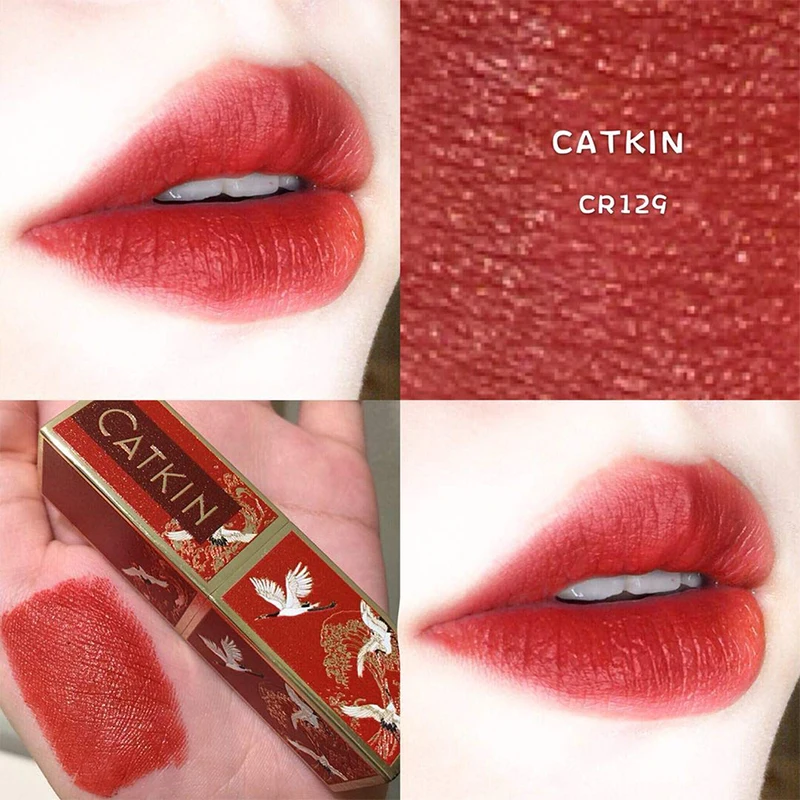 CATKIN полуматовая губная помада длинная фотоматовая в китайском стиле без
