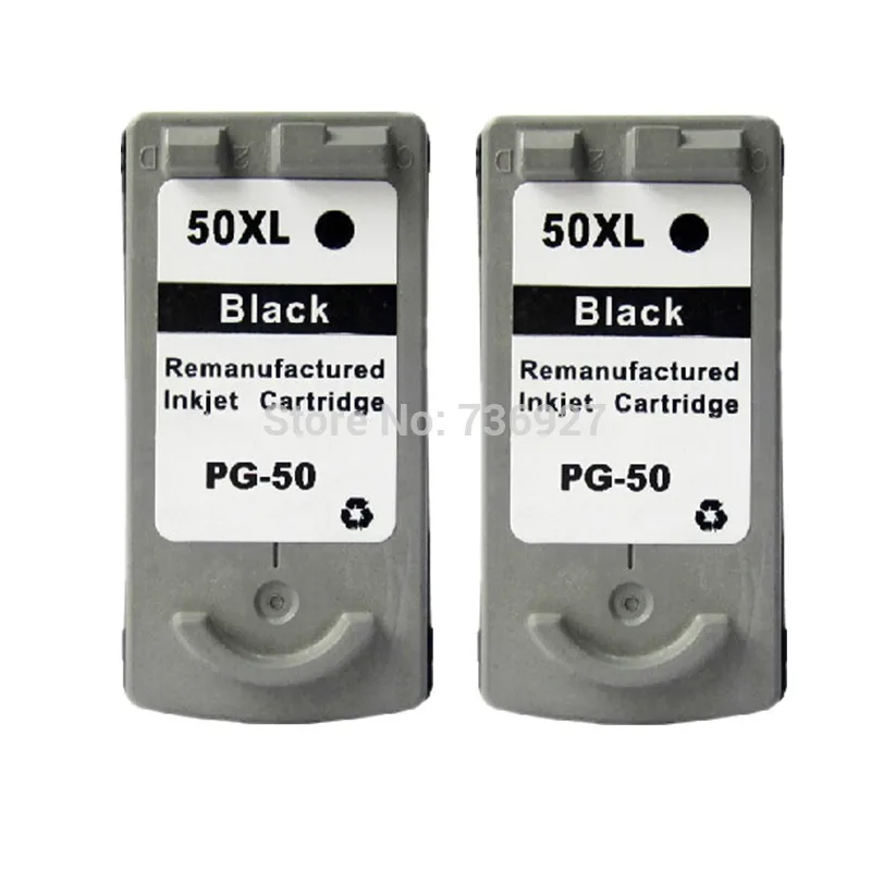 

Чернильный картридж, совместимый с Canon PG50, 2 шт., для струйного принтера PIXMA MP308 MP150 MP450 MP460 MP160 MP180 IP2200