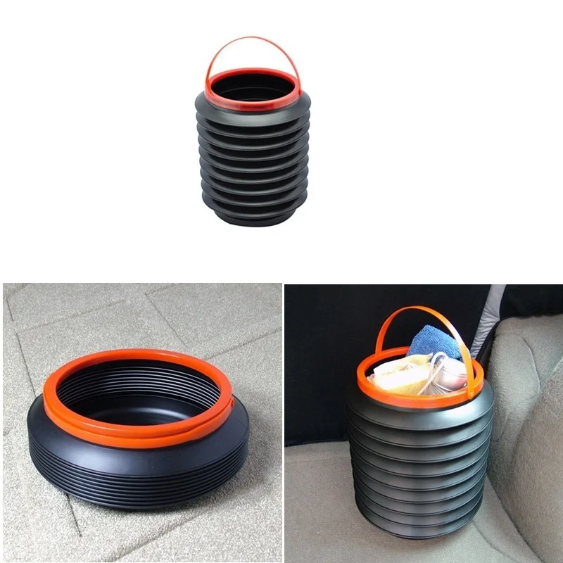 Складное ведро 4 л для отдыха на природе походов мытья автомобиля рыбалки