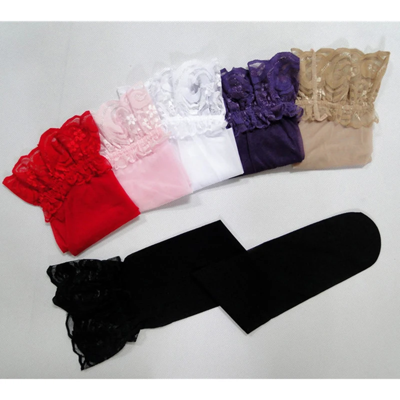 Чулки женские Топ Мода 2017 кружевное Сетчатое белье пояс с подвязками ажурные
