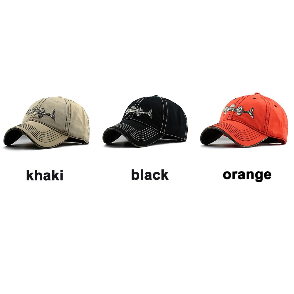 Бейсбольная Кепка с вышивкой fishbone для мальчиков регулируемые кепки мужские и