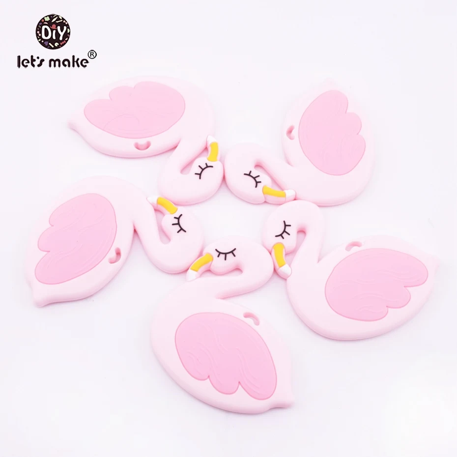 5 шт. Силиконовые Прорезыватели для зубов в виде фламинго | Мать и ребенок